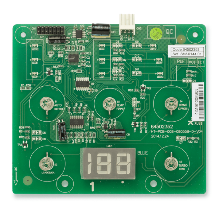 Placa interface display painel eletrônico 64502352